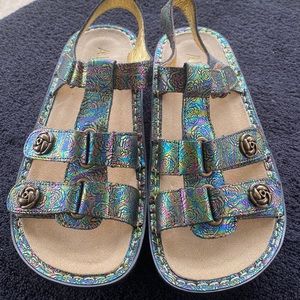 Alegria Women's Violette Slide Sandals.     Size (37). 5.5    In Mint Condition!